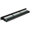 Патч-панель высокой плотности 19', 48хRJ-45, UTP, Cat.5e, 1U