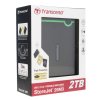 Внешний HDD 2.5" Transcend StoreJet 25M3, 2TB, USB 3.2 Gen 1 Type-A, 5400 rpm, серый