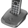Телефон беспроводной (DECT) Panasonic KX-TG2511RUM (металик) АОН, Caller ID,спикерфон на трубке,переход в Эко режим одним нажатием