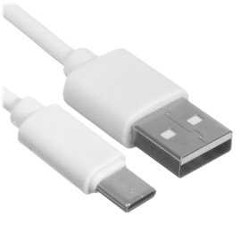 Кабель USB-A to Type-C, silica gel, 1m, 3A, 18W черный