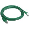 Патч-корд Suprlan 10-0159 UTP RJ-45 вил.-вилка RJ-45 cat.5e 3м зеленый LSZH 24AWG