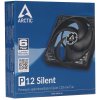 Вентилятор для корпуса Case fan ARCTIC P12 Silent (черный/черный) (ACFAN00130A)
