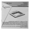 Контейнер для HDD Gembird MF-95-02 Низкопрофильный адаптер для 2.5-дюймового накопителя в отсек 5.25 дюйма, 12 мм
