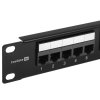 Патч-панель телефонная 19", 1U 25 port ExeGate разъем RJ-12 6P4C, RoHS, черный