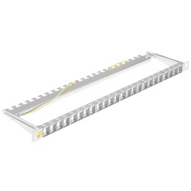 Патч-панель наборная Lanmaster LAN-PPC24OK-STP 19" 0,5U 24xRJ45 STP