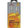 Кабель USB2.0 Cablexpert CC-G-mUSB01Gd-1M, AM/microB, серия Gold, длина 1м, золотой, блистер