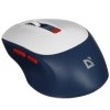 Мышь беспроводная Defender Belsa MB-249 белый/синий, 3200 dpi, радиоканал, Bluetooth, USB, кнопки - 6