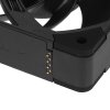 Комплект вентиляторов для корпуса Thermaltake TOUGHFAN EX12 Pro (3 шт.) черный, 120 мм, 2000 об/мин, 29.8 дБ, 4 pin