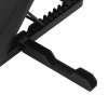 Подставка для ноутбука Digma D-NCP170-2x110RGb 18" 400x288x45мм 52дБ 2xUSB 2x 110ммFAN 1250г Fan-control металл/пластик черный