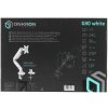 Кронштейн для мониторов Onkron G80 BW черный/белый 13"-32" макс.8кг настольный поворот и наклон верт.перемещ.