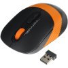 Мышь беспроводная A4Tech Fstyler FG10 черный/оранжевый, 2000 dpi, радиоканал, USB, кнопки - 4