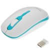 Мышь беспроводная Гарнизон GMW-460-2 белый/бирюзовый, 1600 dpi, радиоканал, USB, кнопки - 4