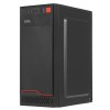 Компьютерный корпус KingPrice KPCC-MD201 черный без БП ATX 1x80мм 4x120мм 2xUSB 2.0 audio