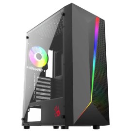 Компьютерный корпус Azza Spectra черный без БП ATX 7x120мм 2x140мм 2xUSB 2.0 1xUSB 3.0 audio bott PSU