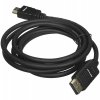 Кабель GOPOWER DISPLAYPORT-HDMI 1.8M 00-00027493 черный