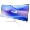 Монитор 34" ASUS VU34WCIP-W VA 3440x1440, 100 Гц, 1 мс, 21:9, 300 кд/м², HDMI 2.0, DP 1.4, USB-C (65 Вт), 3.5 Jack, USB Hub (4x USB 3.0), HDR10, изогнутый экран (1500R), динамики (2x2 Вт), белый