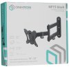 Кронштейн ONKRON NP15 для телевизора 10"-32" наклонно-поворотный, черный
