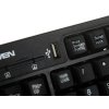 Клавиатура проводная Keyboard SVEN Standard 303 Power USB+PS/2 черная SV-03100303PU