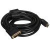 Кабель HDMI AM/DVI(24+1)M, 5м, CU, 1080P@60Hz, 2F, VCOM <CG484GD-5M>