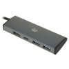 Разветвитель USB-C Digma HUB-3U3.0С-UC-G 4порт. серый