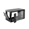 Шкаф телеком. настенный разборный 6U (600х650) дверь стекло, цвет черный (ШРН-Э-6.650-9005) (1 коробка)