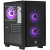 Корпус Thermaltake Versa H16 TG ARGB черный без БП mATX 11x120mm 7x140mm 2xUSB3.0 audio bott PSU