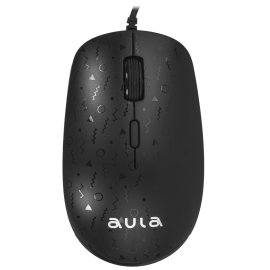 Мышь проводная Nakatomi MOG-15U черный, 2400 dpi, USB, кнопки - 6