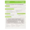 Клавиатура проводная Acer OKW020, USB, черный
