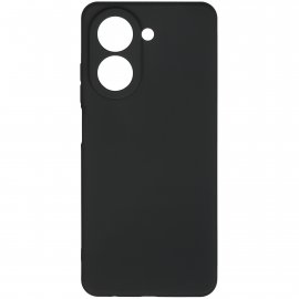Чехол (клип-кейс) BoraSCO для Xiaomi Redmi 10A Microfiber Case черный (70448)