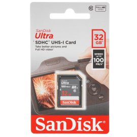 Флеш карта SDHC 32Gb UHS-I SDSDUNR-032G-GN3IN SANDISK