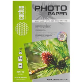Фотобумага матовая односторонняя (Hi-image paper) A4, 170 г/м, 100 л.