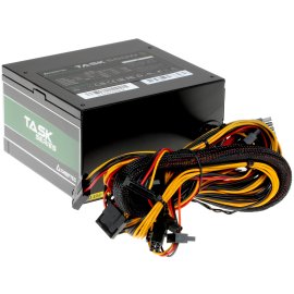 Блок питания серверный 500W ExeGate ServerPRO-500RADS (ATX, for 3U+ cases, APFC, КПД 80% (80 PLUS), 14cm fan, 24pin, (4+4)pin, PCIe, 5xSATA, 4xIDE, FDD, Cable Management, black)