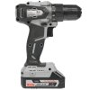 Дрель-шуруповерт аккумуляторная ИНТЕРСКОЛ ДА-13/18ВК, Аккумуляторный, 18В, 2 АКБ, Кейс