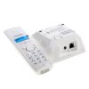 Телефон беспроводной (DECT) Panasonic KX-TG1711RUW (белый) АОН, Caller ID,12 мелодий звонка,подсветка дисплея,поиск трубки