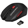 Мышь беспроводная Nakatomi MRON-08U черный, 1600 dpi, радиоканал, USB, кнопки - 6