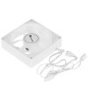 Вентилятор для корпуса JONSBO SL-925W (92x92x25мм, 4-pin PWM, ARGb, 38.2CFM, 33.8dBA, 2200RPM, белый)