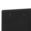 Компьютерный корпус Minitower ExeGate mEVO-7807-NPX600 (mATX, БП 600NPX 12см, 1хUSB+1хUSB 3.0, черный 1x12см с RGb подсветкой)