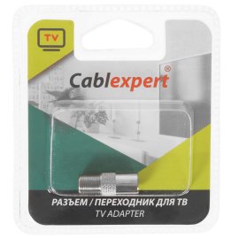 Переходник Cablexpert APL-TVFTVF-01, TV (мама) / TV (мама), блистер