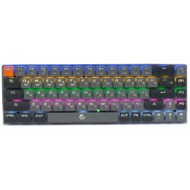 Клавиатура проводная PERFEO (PF_B3410) VISION Multimedia, GAME DESIGN, подсв. 3 цвет USB, черн