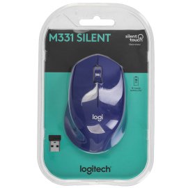 Мышь беспроводная Oklick 488MW синий/черный, 1600 dpi, радиоканал, USB, кнопки - 4