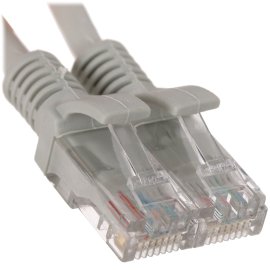 Патч-корд LSZH UTP Cablexpert PP31-5M кат.5e, 5м, литой, многожильный, серый