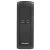 Источник бесперебойного питания UPS CyberPower VP1200ELCD Line-Interactive 1200VA/720W USB/RS-232/RJ11/45 (4 + 1 EURO)