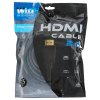 Кабель HDMI CP-HM-HM-7.5M Wize, 7.5 м, v.2.0, K-Lock, soft cable, 19M/19M, позол.разъемы, экран, темно-серый, пакет