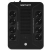 Источник бесперебойного питания SMARTWATT UPS SAFE PRO 600 Line-interactive 600VA/360W Brick (Euro x8, LED, 275x210x95(мм), 4,8 кг, гарантия 24мес.