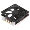 Вентилятор для корпуса 5bites FB12025S-12L4MX черный, 120 x 120 мм, 1200 об/мин, 25 дБ, 4 pin