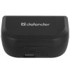 Наушники TWS Defender Twins 639 черный, внутриканальные, Bluetooth, до 4 ч