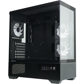 Компьютерный корпус Thermaltake The Tower 100 черный без БП ATX 2x120мм 2xUSB 3.0 1xUSB3.1 audio bott PSU