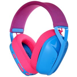 Гарнитура Logitech G435 синий/розовый, беспроводная, Bluetooth/USB, до 18 ч