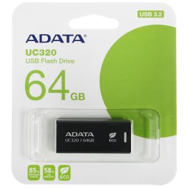 Флешка USB ADATA UV240 (AUV240-32G-RBK), 32Gb, USB 2.0, R/W 15/5, черный