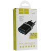 Сетевое зарядное устройство C12 Smart dual USB charger, черный